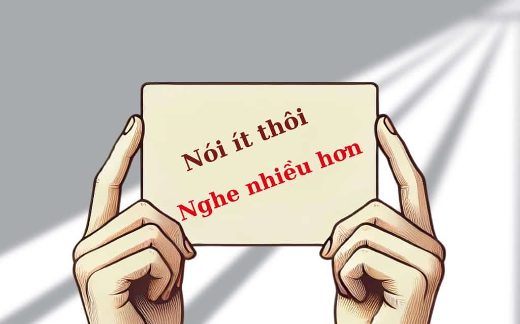 Học cách lắng nghe